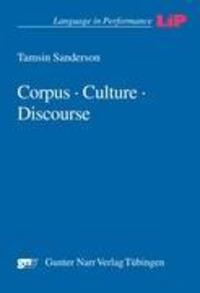 Cover: 9783823364269 | Corpus, Culture, Discourse | Tamsin Sanderson | Taschenbuch | 351 S.