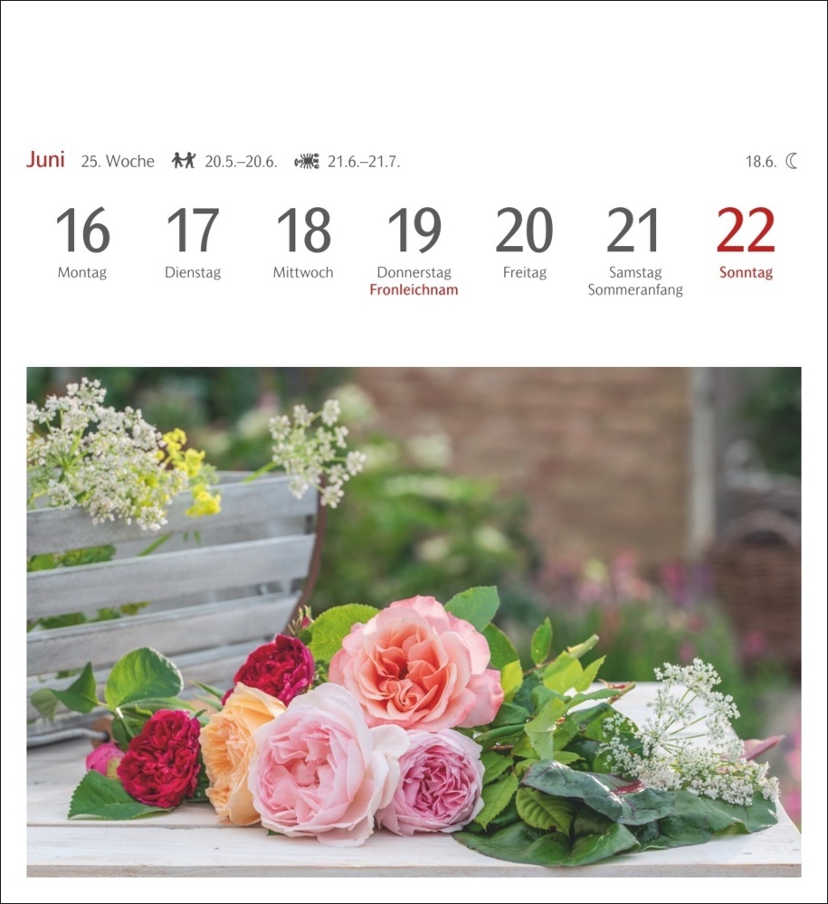 Bild: 9783840034541 | Blumenpracht Postkartenkalender 2025 - Wochenkalender mit 53...