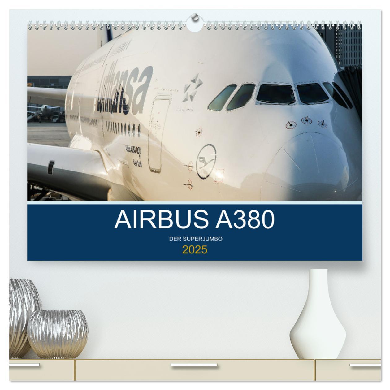 Cover: 9783435018635 | Airbus A380 Superjumbo 2025 (hochwertiger Premium Wandkalender 2025...