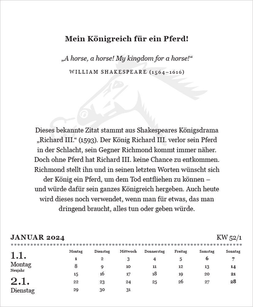 Bild: 9783809449263 | Der große Sprachkalender Englisch 2025 | Birgit Adam | Kalender | 2025