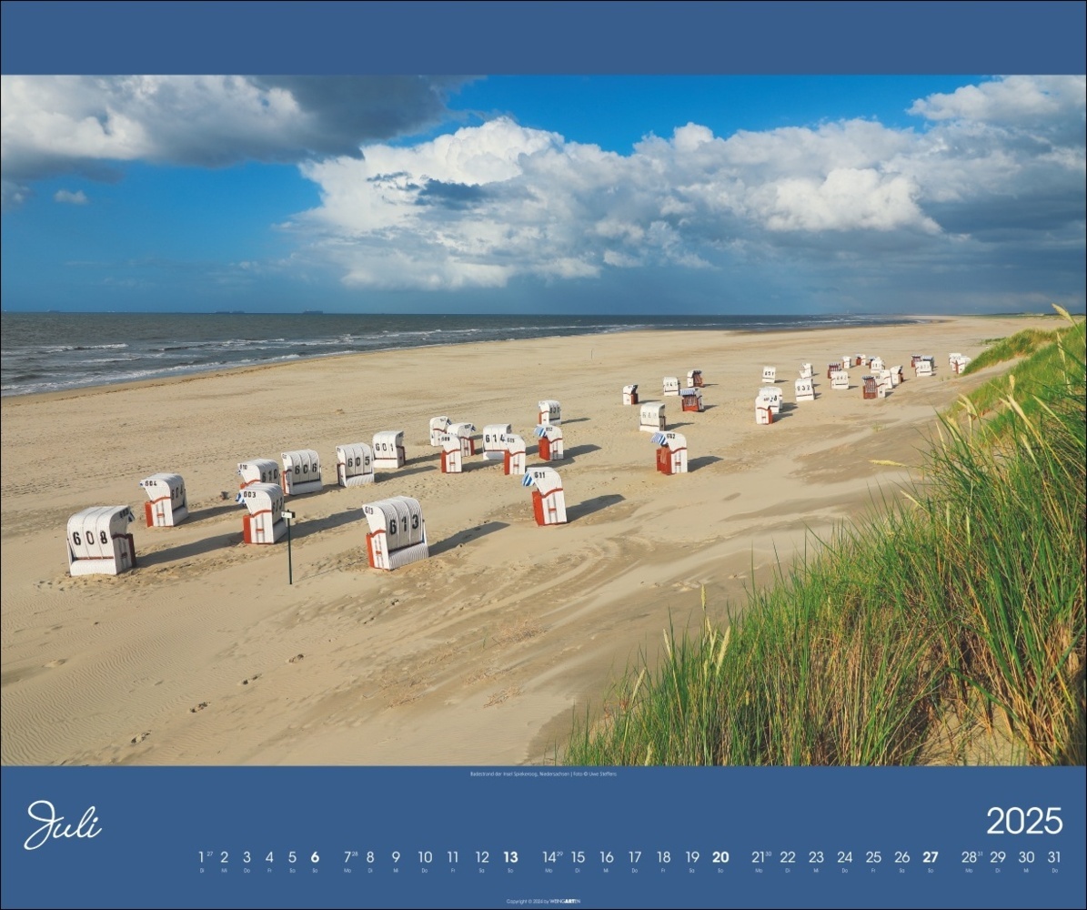 Bild: 9783839900673 | Nordsee Kalender 2025 | Uwe Steffens | Kalender | Spiralbindung | 2025