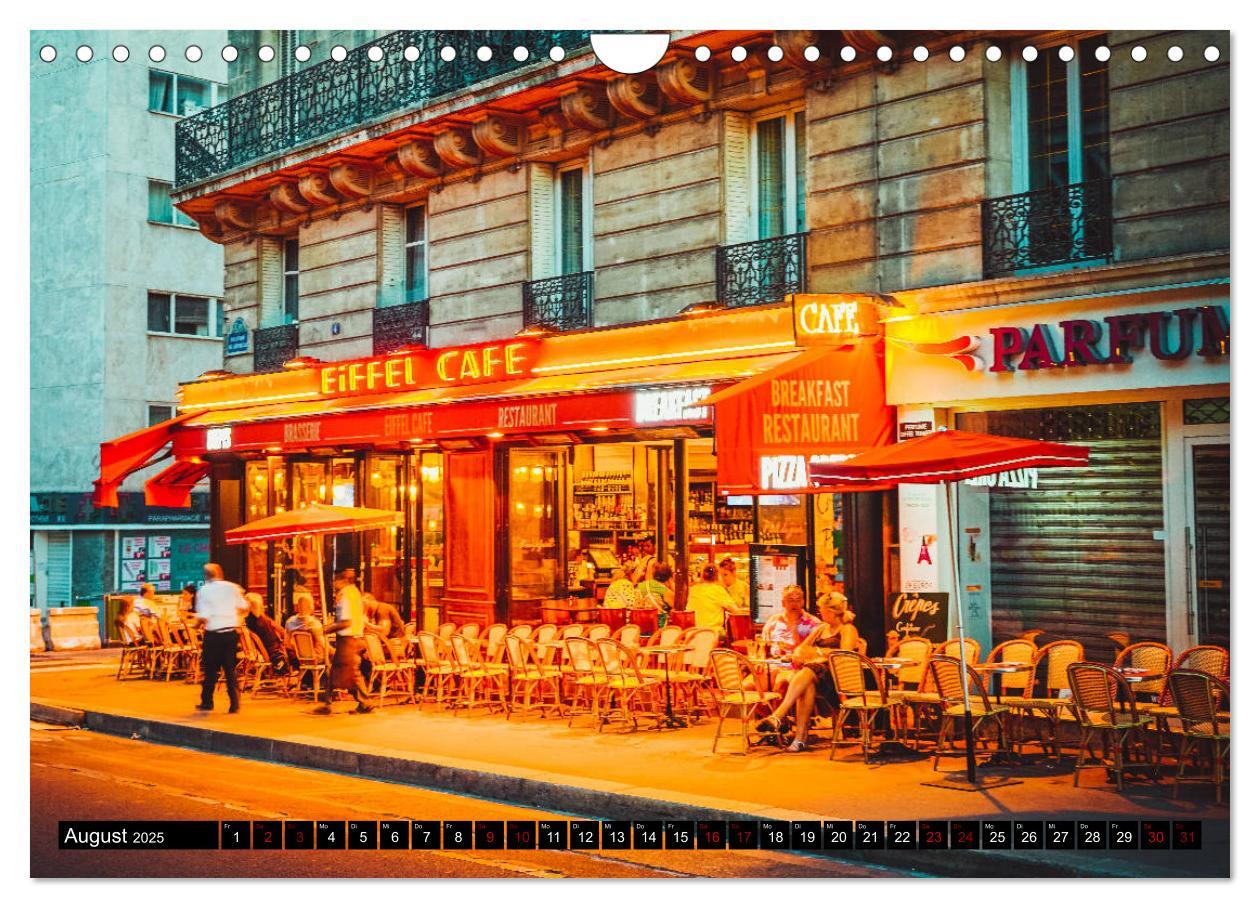 Bild: 9783435366729 | Paris Bistros (Wandkalender 2025 DIN A4 quer), CALVENDO Monatskalender