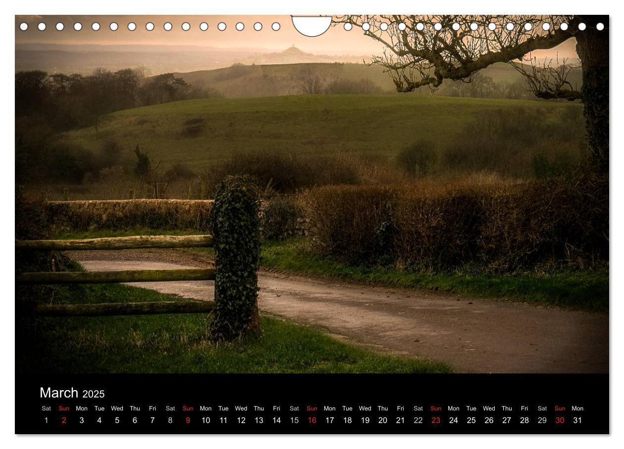 Bild: 9781325956593 | Glastonbury Tor (Wall Calendar 2025 DIN A4 landscape), CALVENDO 12...