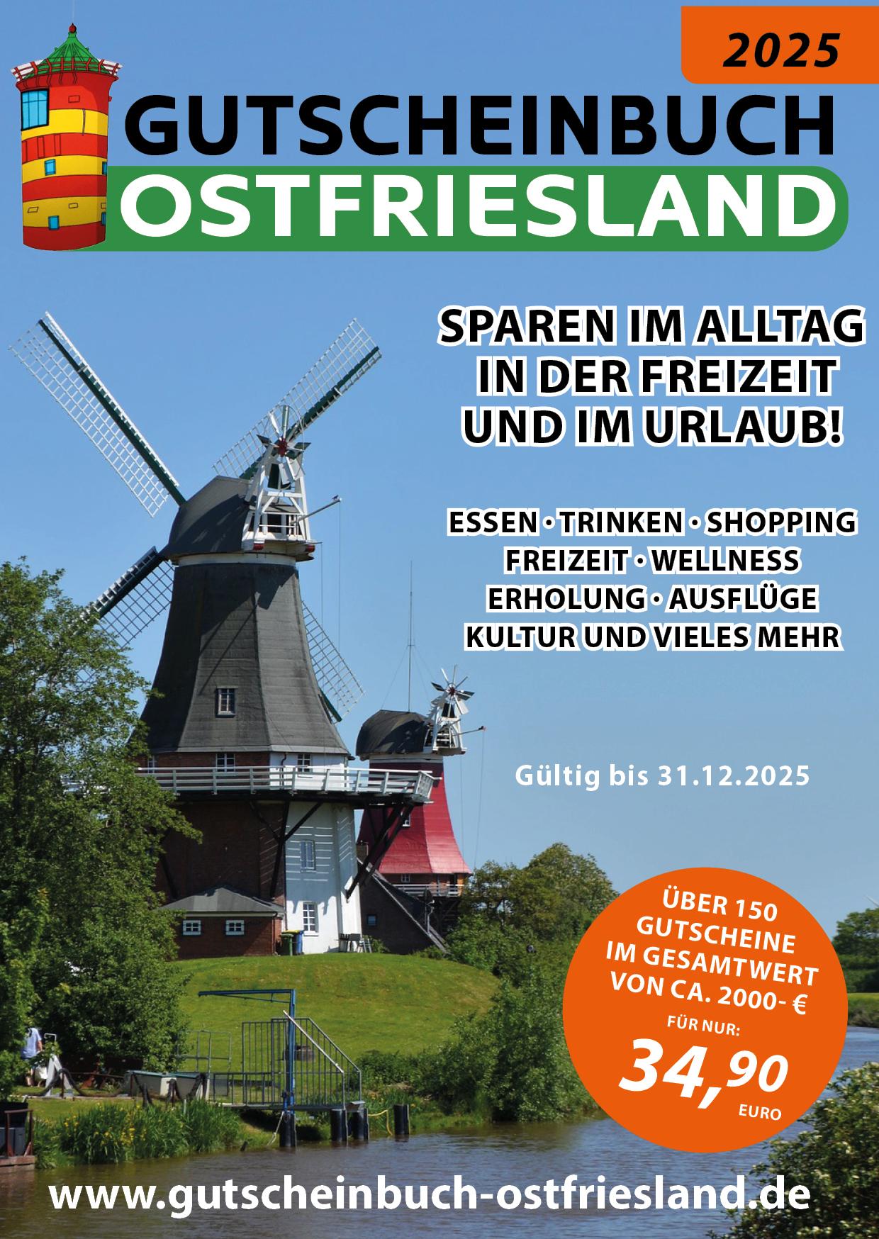 Cover: 9783982113678 | Gutscheinbuch 2025 Ostfriesland inkl. WHV | Frano-Systems | Buch