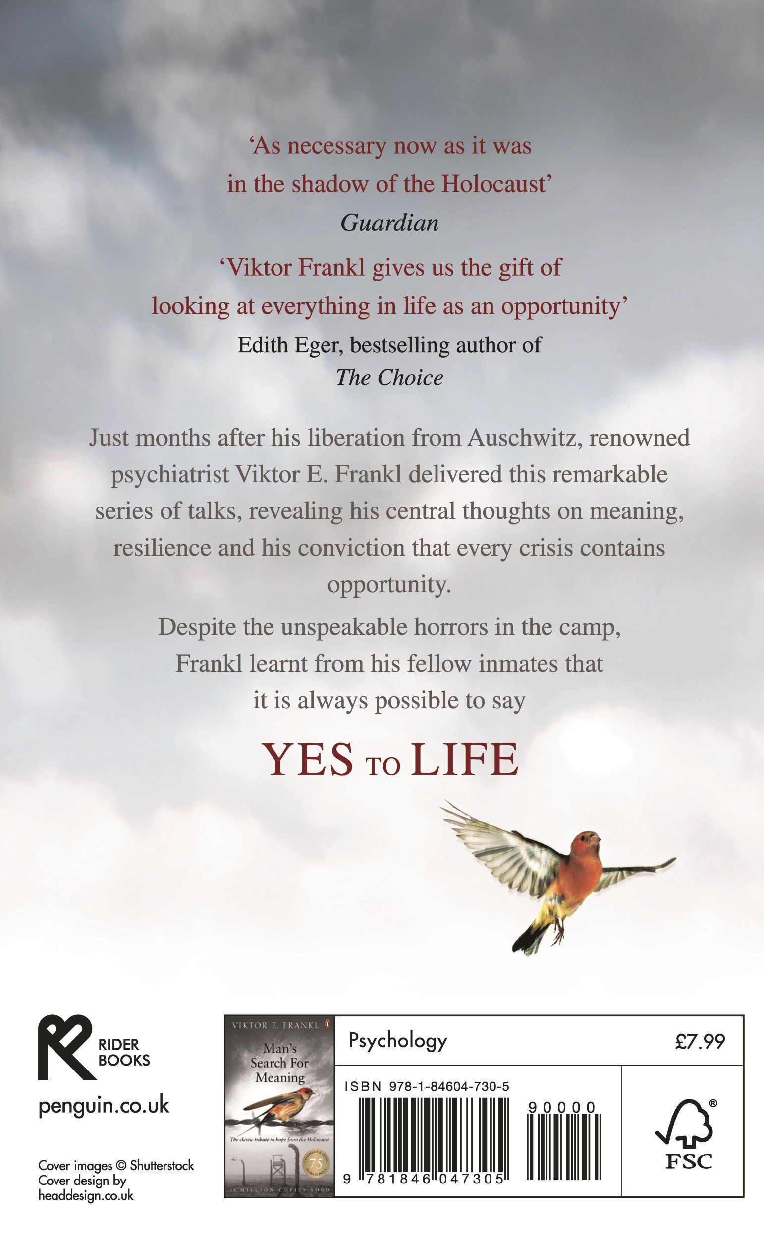 Rückseite: 9781846047305 | Yes To Life In Spite of Everything | Viktor E Frankl | Taschenbuch