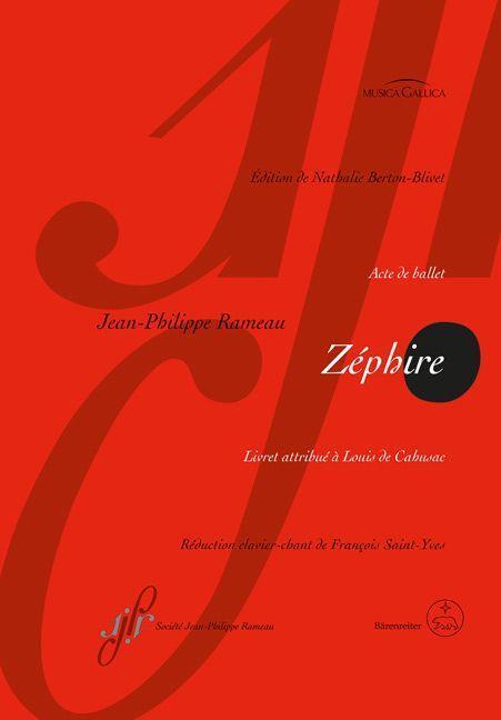 Cover: 9790006575893 | Zéphire RCT 61 -Acte de ballet- | Jean-Philippe Rameau | Taschenbuch