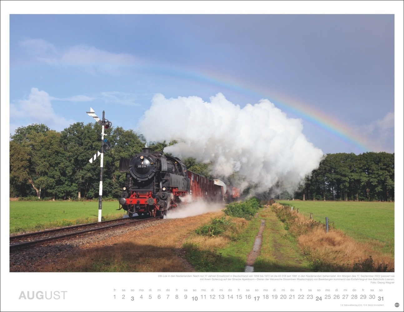 Bild: 9783756405152 | Eisenbahn Romantik Posterkalender 2025 | Georg Wagner | Kalender