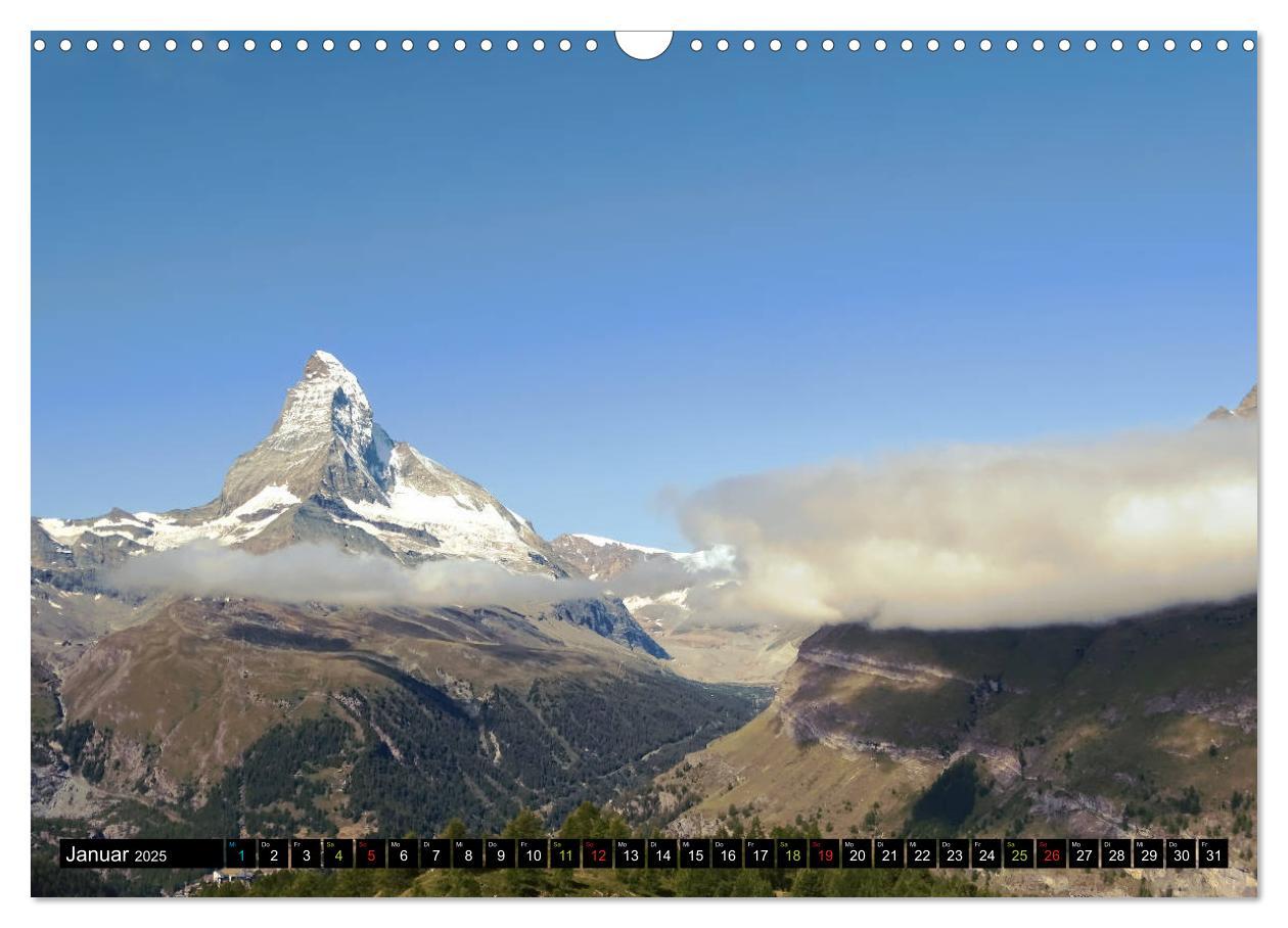 Bild: 9783435213931 | Und ewig lockt das Matterhorn (Wandkalender 2025 DIN A3 quer),...