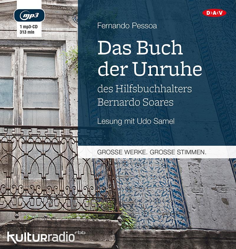 Cover: 9783862316243 | Das Buch der Unruhe des Hilfsbuchhalters Bernardo Soares | Pessoa