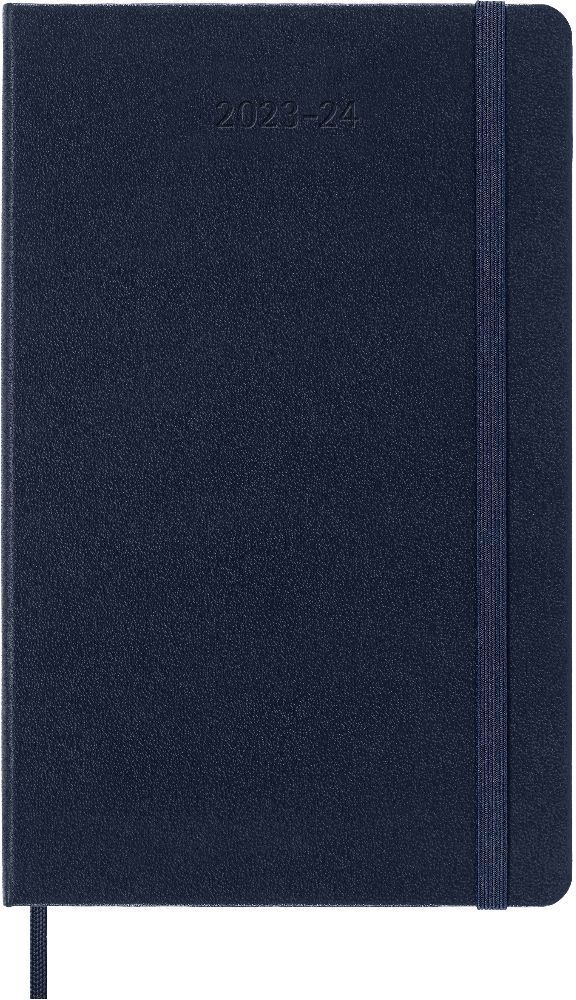 Cover: 8056598856903 | Moleskine 18 Monate Wochen Notizkalender 2023/2024, Large/A5, Saphir