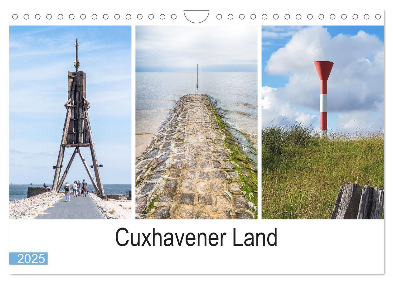 Cover: 9783435076406 | Cuxhavener Land (Wandkalender 2025 DIN A4 quer), CALVENDO...