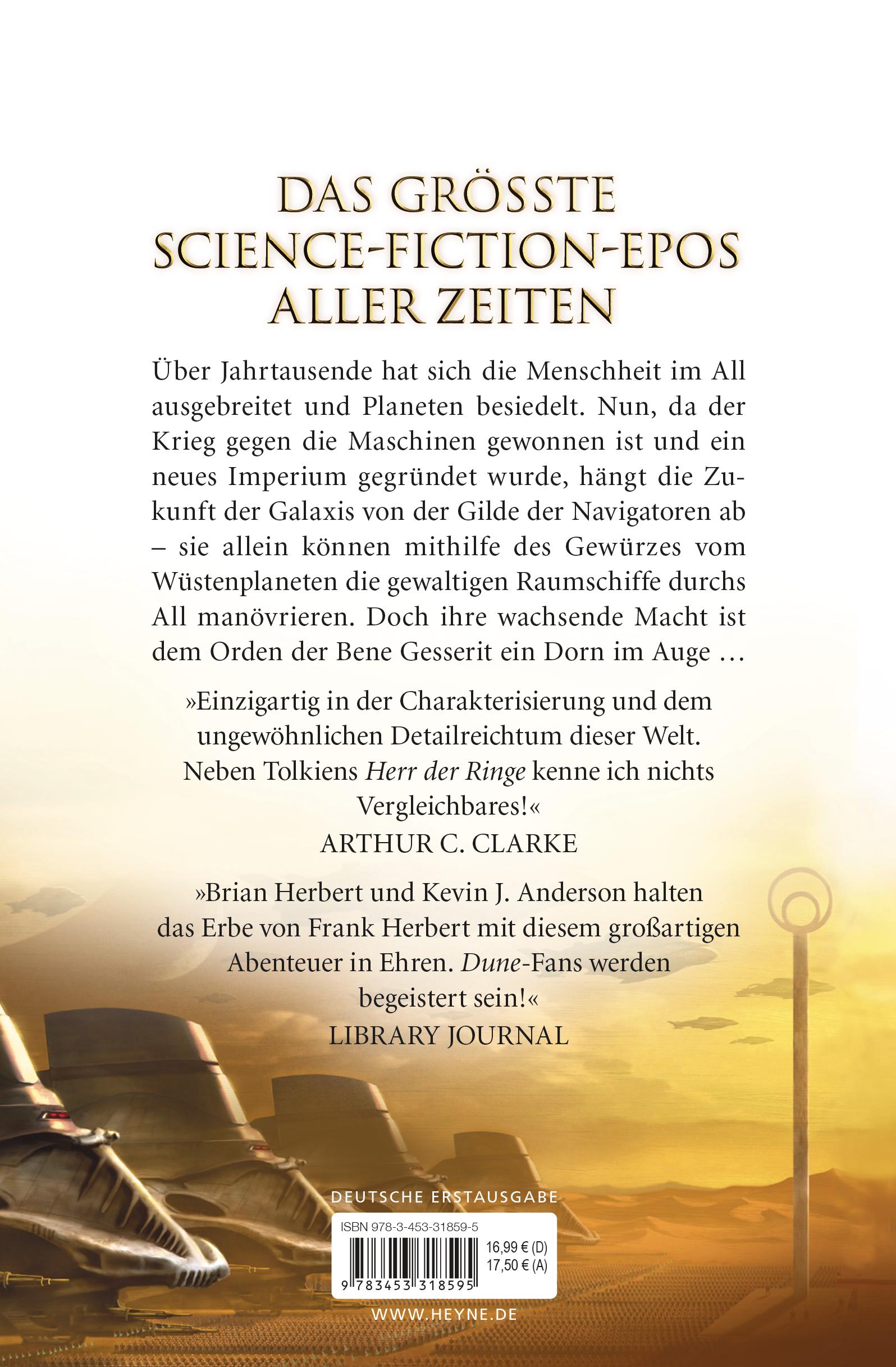 Bild: 9783453318595 | Die Navigatoren des Wüstenplaneten | Brian Herbert (u. a.) | Buch