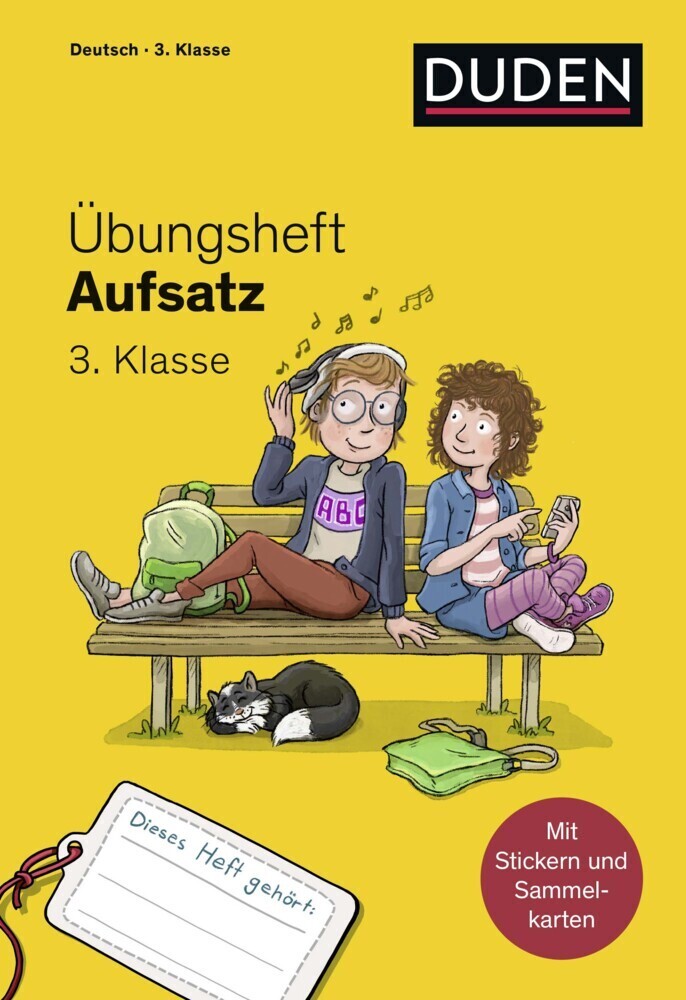 Cover: 9783411747863 | Übungsheft - Aufsatz 3. Klasse | Mit Stickern und Lernerfolgskarten