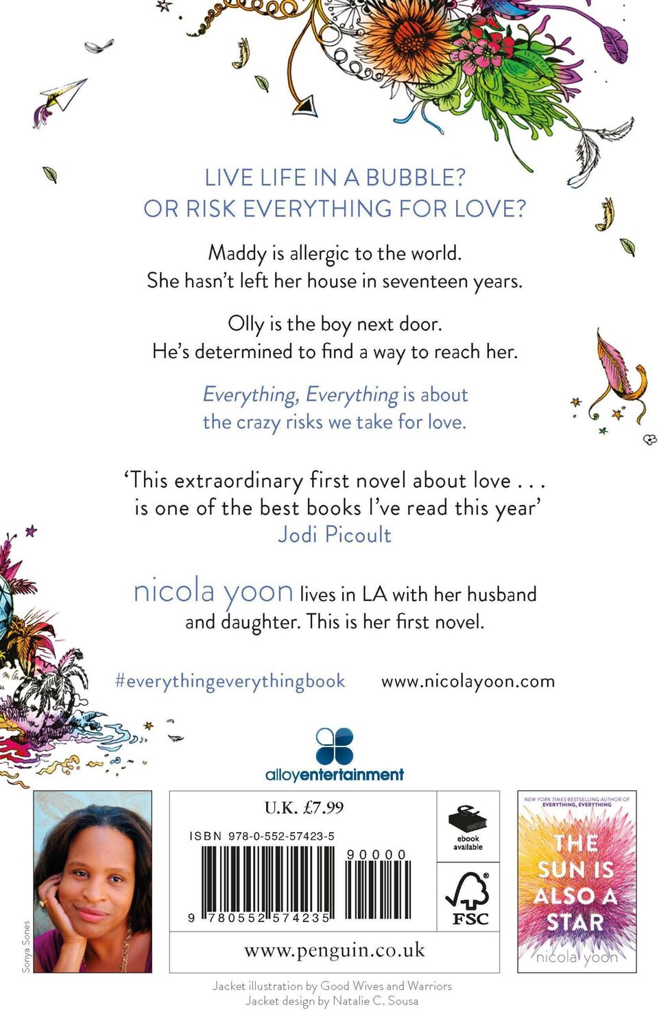 Rückseite: 9780552574235 | Everything, Everything | Nicola Yoon | Taschenbuch | 308 S. | Englisch