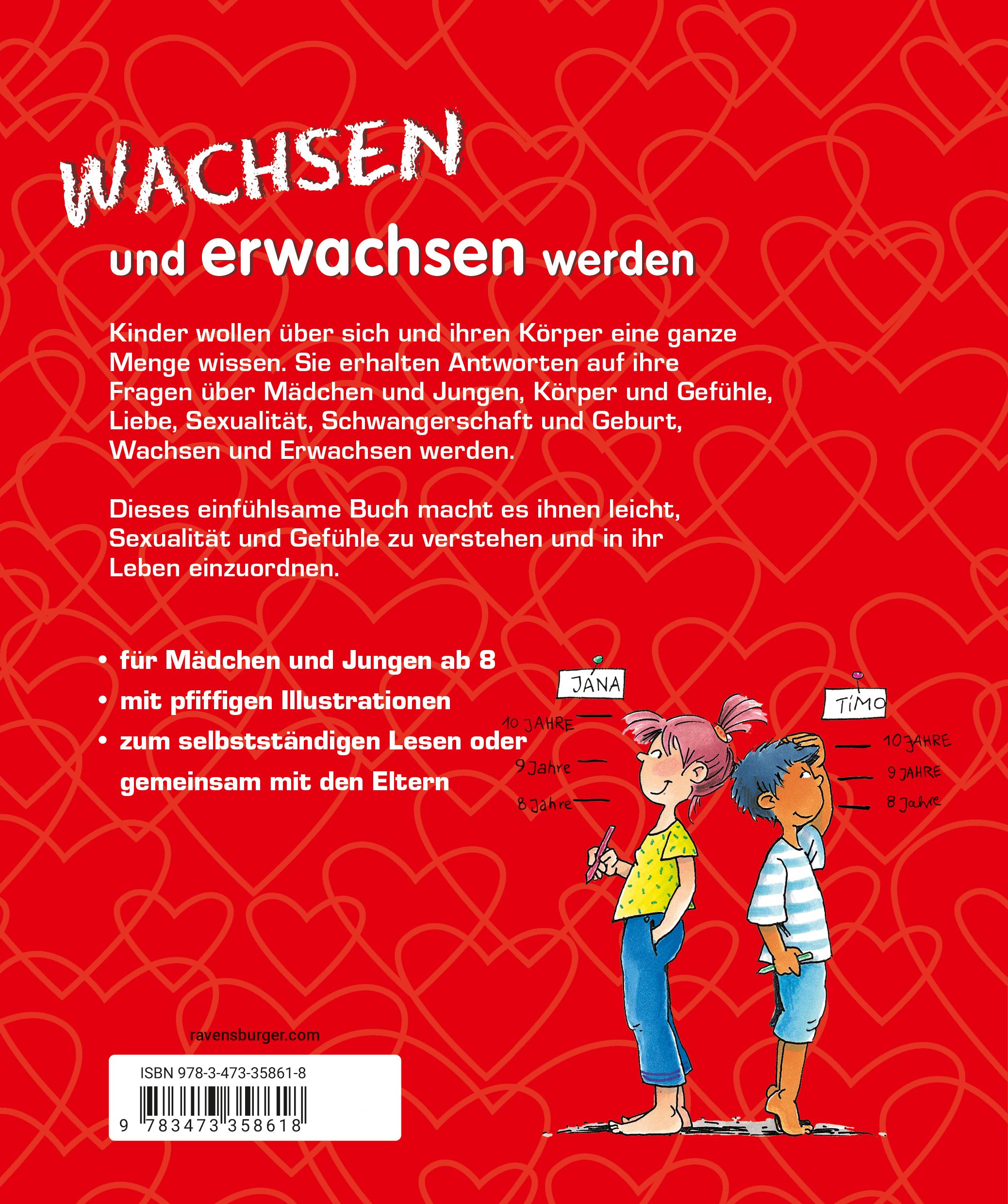 Rückseite: 9783473358618 | Wachsen und erwachsen werden | Das Aufklärungsbuch für Kinder | Buch