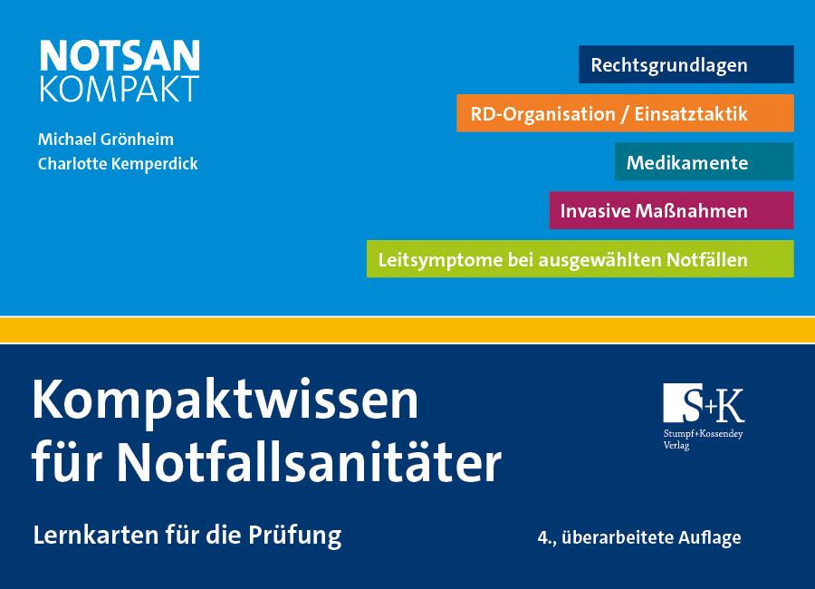 Cover: 9783964610812 | Kompaktwissen für Notfallsanitäter | Lernkarten für die Prüfung | 2024