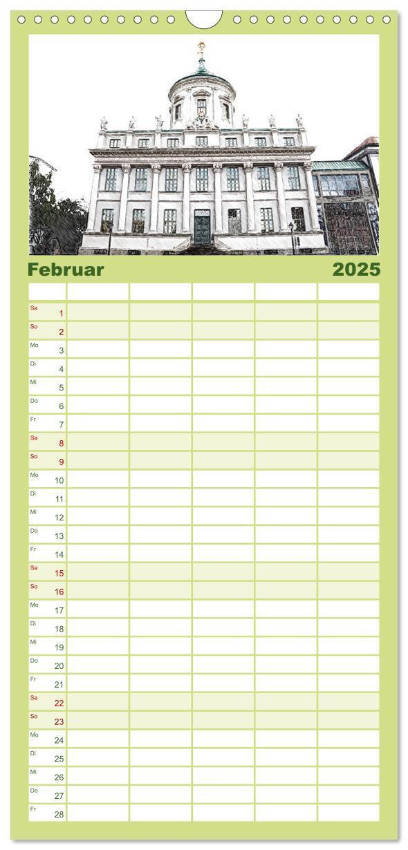 Bild: 9783457118412 | Familienplaner 2025 - Potsdam Kalender mit 5 Spalten (Wandkalender,...