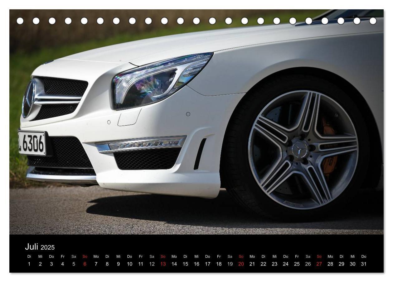 Bild: 9783435800490 | Mercedes-Benz SL 63 AMG (Tischkalender 2025 DIN A5 quer), CALVENDO...