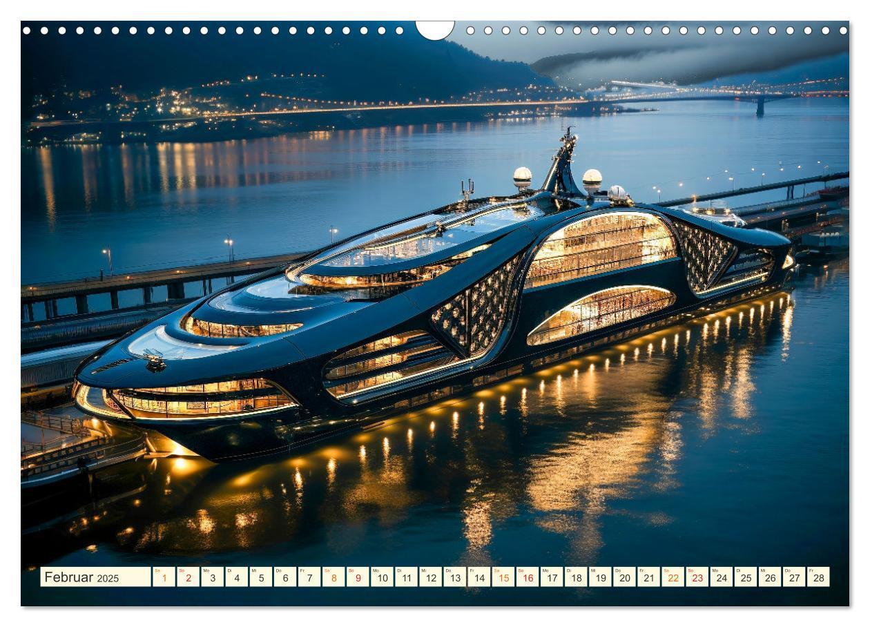 Bild: 9783383885969 | Mega Yachten Fantasien (Wandkalender 2025 DIN A3 quer), CALVENDO...