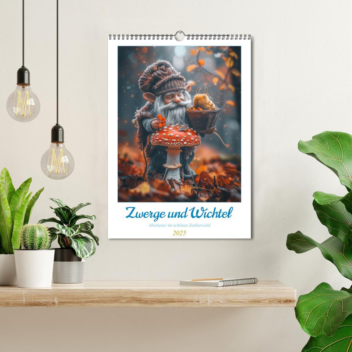 Bild: 9783383783937 | Zwerge und Wichtel (Wandkalender 2025 DIN A3 hoch), CALVENDO...