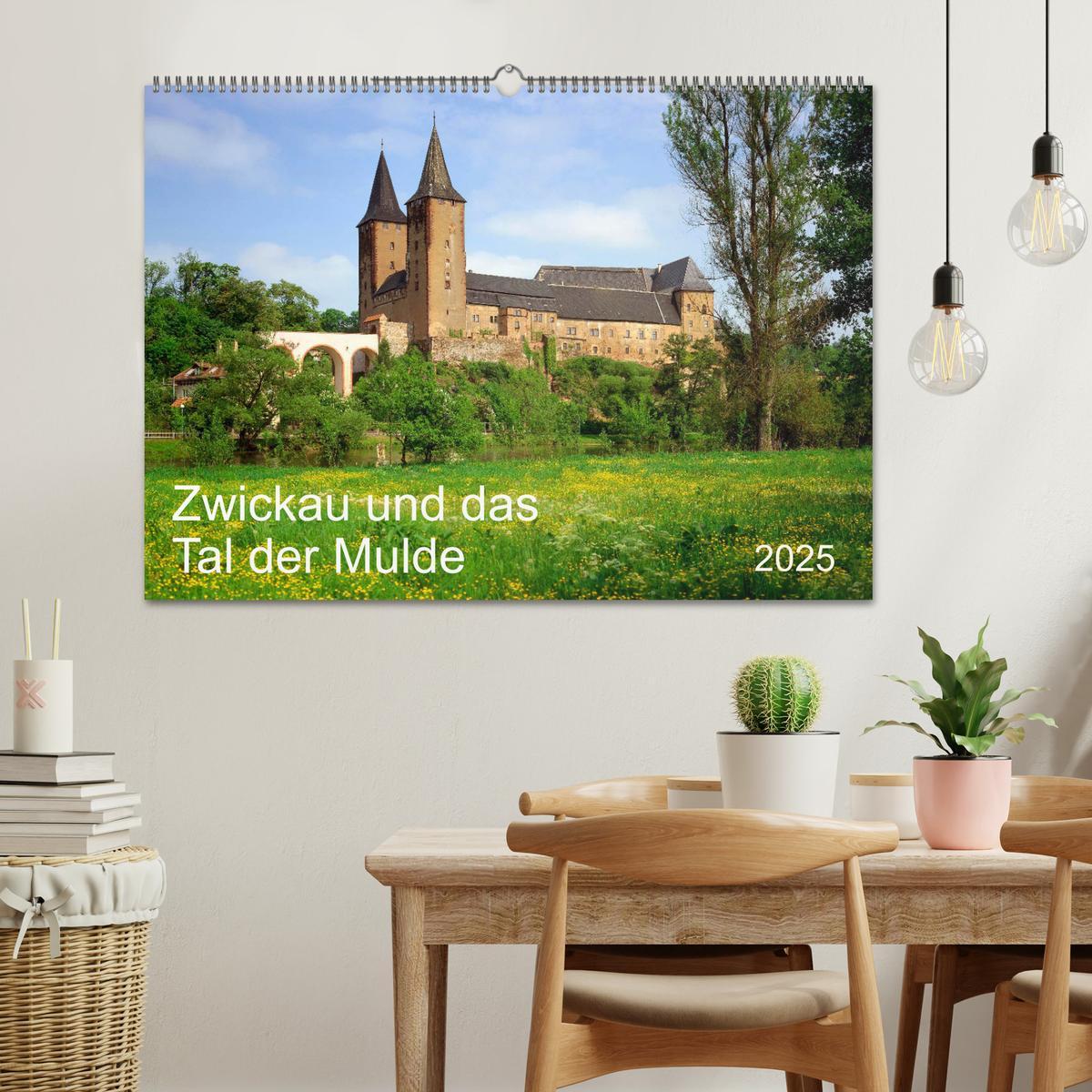 Bild: 9783435178254 | Zwickau und das Tal der Mulde (Wandkalender 2025 DIN A2 quer),...