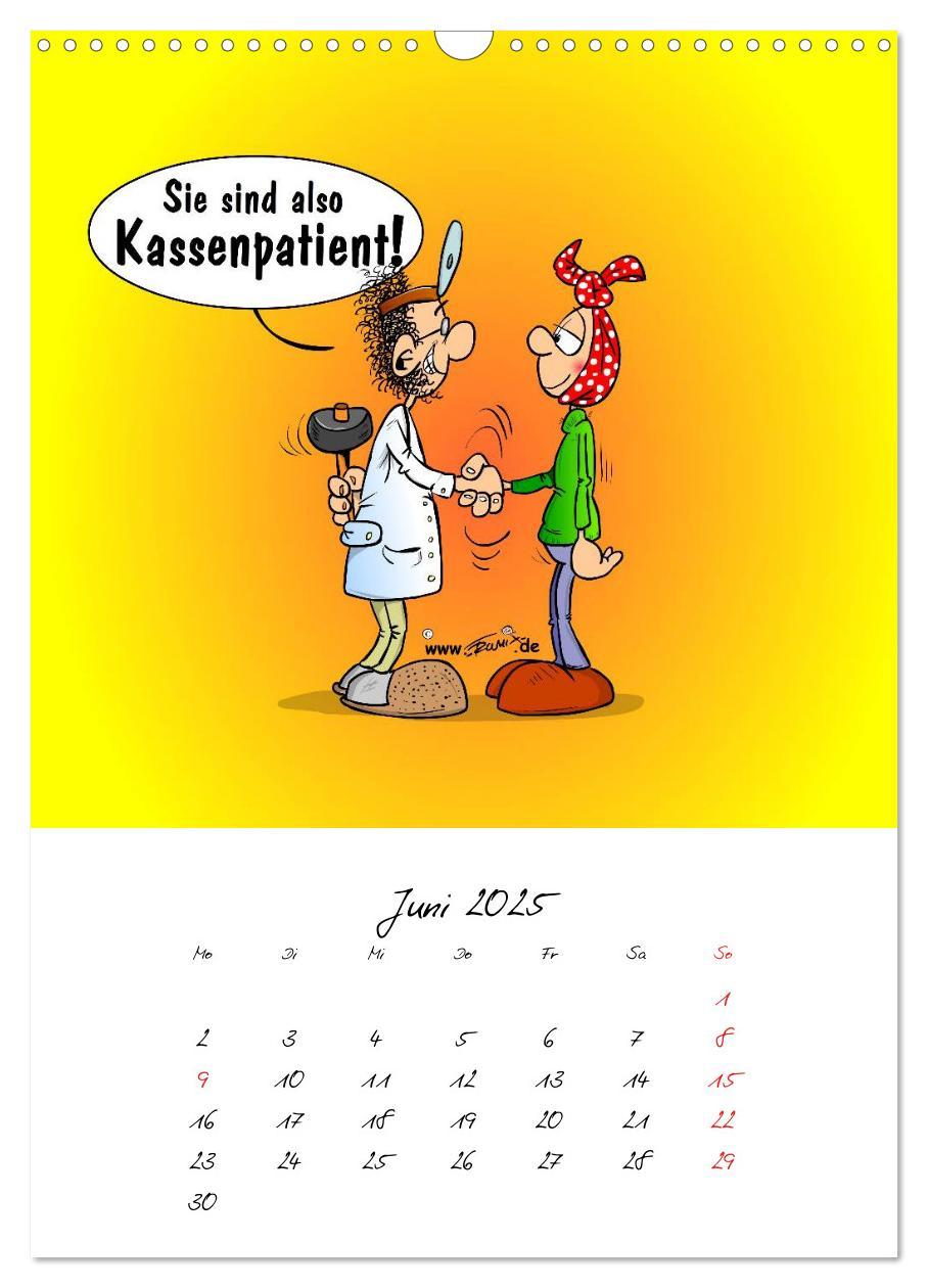 Bild: 9783457045848 | Trumix Cartoons - Gesundheit (Wandkalender 2025 DIN A3 hoch),...