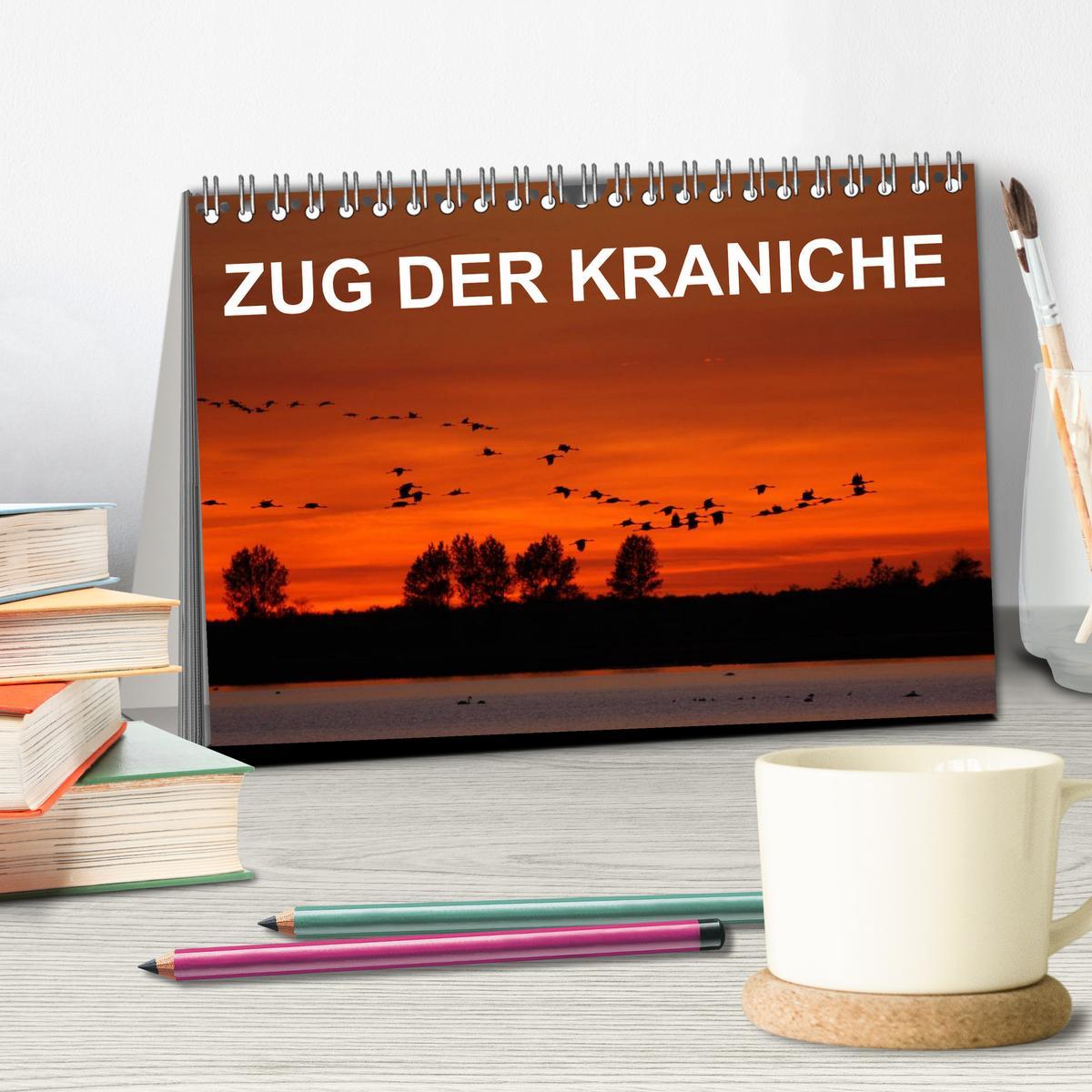 Bild: 9783435603022 | Zug der Kraniche (Tischkalender 2025 DIN A5 quer), CALVENDO...