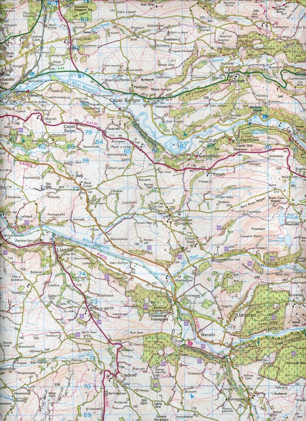 Bild: 9780319262337 | Aberystwyth &amp; Machynlleth | Ordnance Survey | (Land-)Karte | Englisch