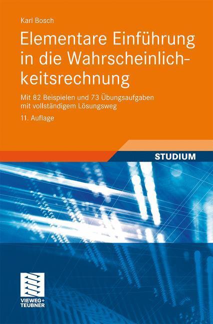 Cover: 9783834818614 | Elementare Einführung in die Wahrscheinlichkeitsrechnung | Karl Bosch