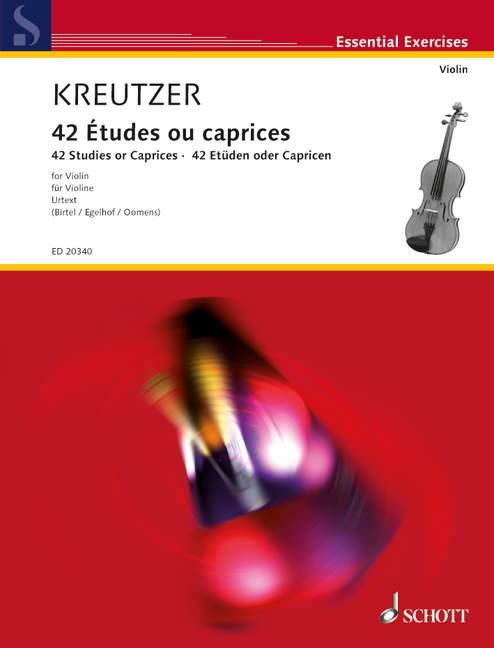 Cover: 9790001150781 | 42 Etüden oder Capricen | Violine., Essential Exercises | Kreutzer