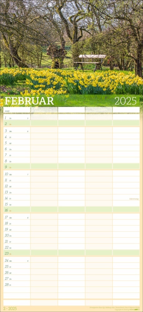 Bild: 9783839901052 | Garten Familienplaner 2025 | Marion Nickig | Kalender | Spiralbindung