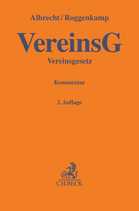 Cover: 9783406791505 | Vereinsgesetz (VereinsG) | Florian Claus Albrecht (u. a.) | Buch