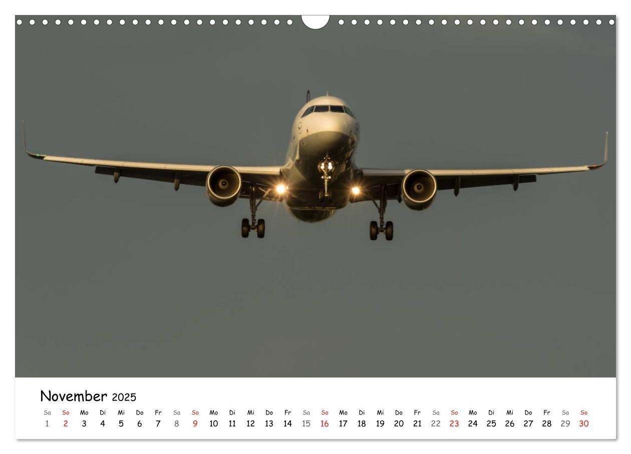 Bild: 9783435778409 | Airliners in Frankfurt (Wandkalender 2025 DIN A3 quer), CALVENDO...