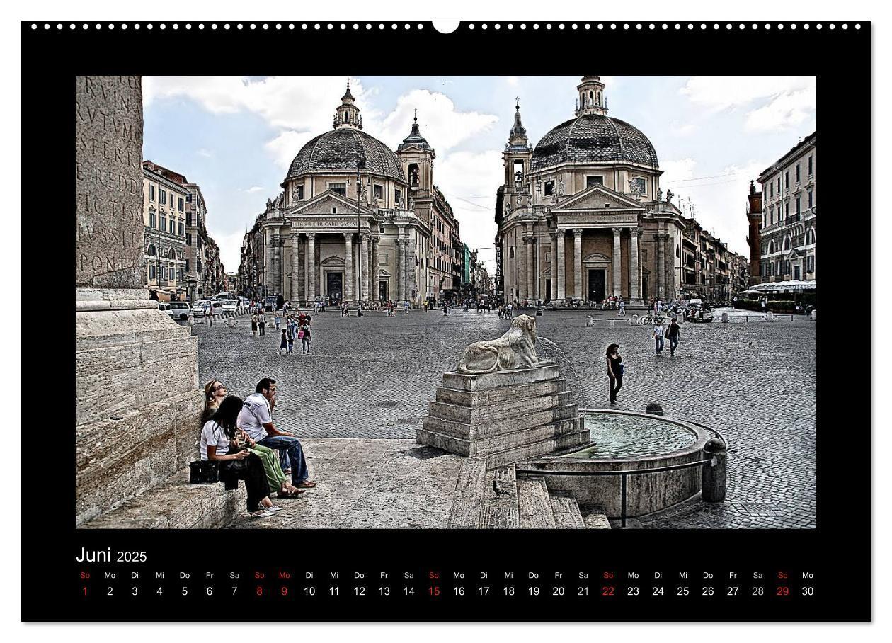 Bild: 9783435827121 | Roma (Wandkalender 2025 DIN A2 quer), CALVENDO Monatskalender | 2025