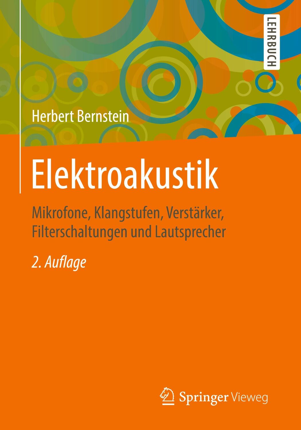 Cover: 9783658251734 | Elektroakustik | Herbert Bernstein | Taschenbuch | Paperback | XIII