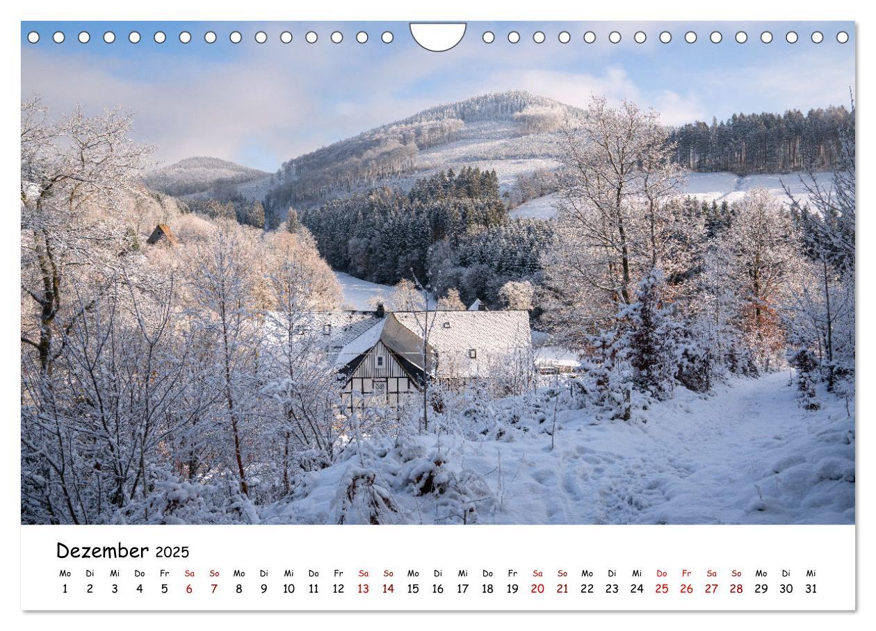 Bild: 9783383861567 | Heimat Entdecken: Sauerland (Wandkalender 2025 DIN A4 quer),...