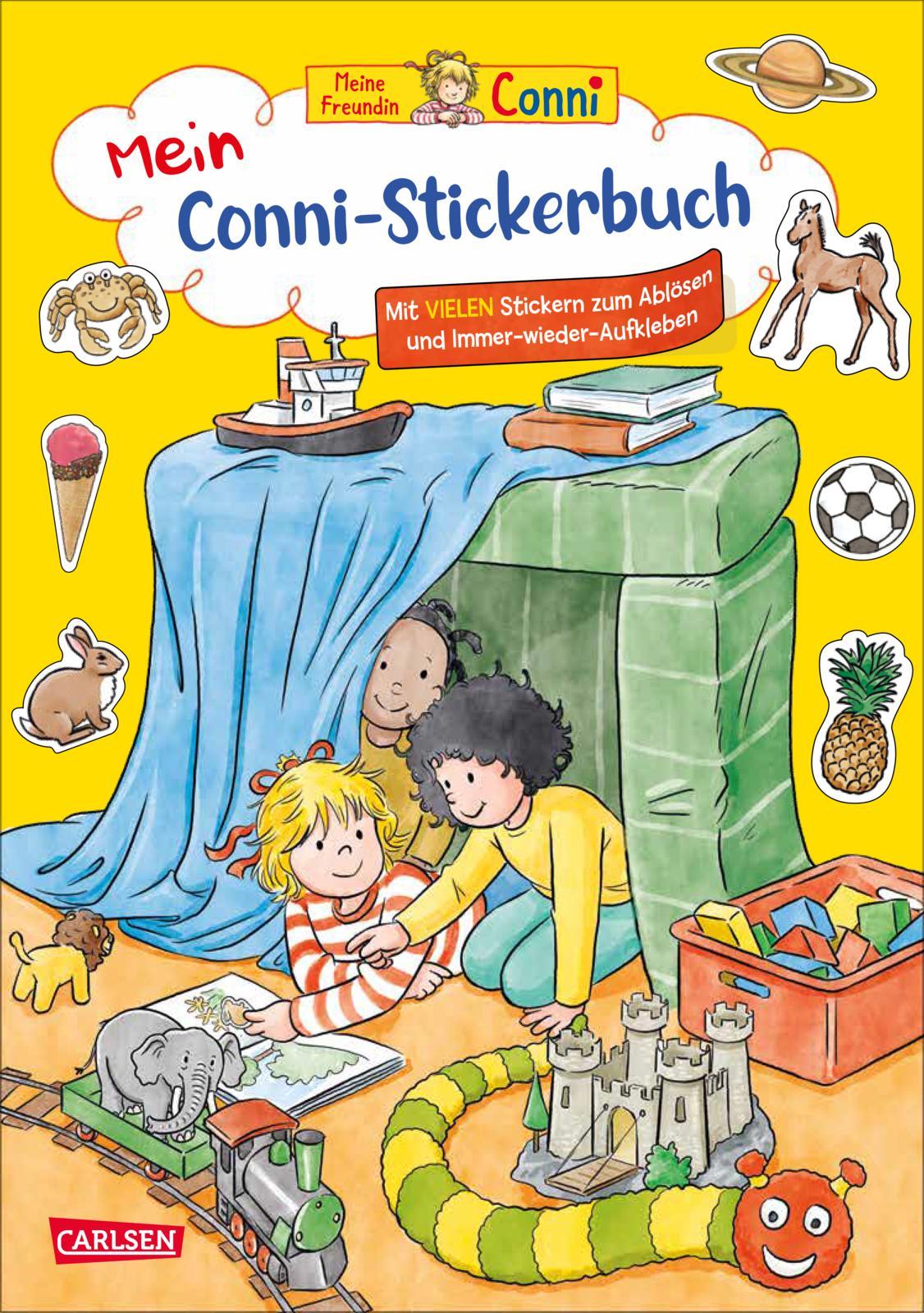 Cover: 9783551191793 | Conni Gelbe Reihe (Beschäftigungsbuch): Mein Conni-Stickerbuch | Buch