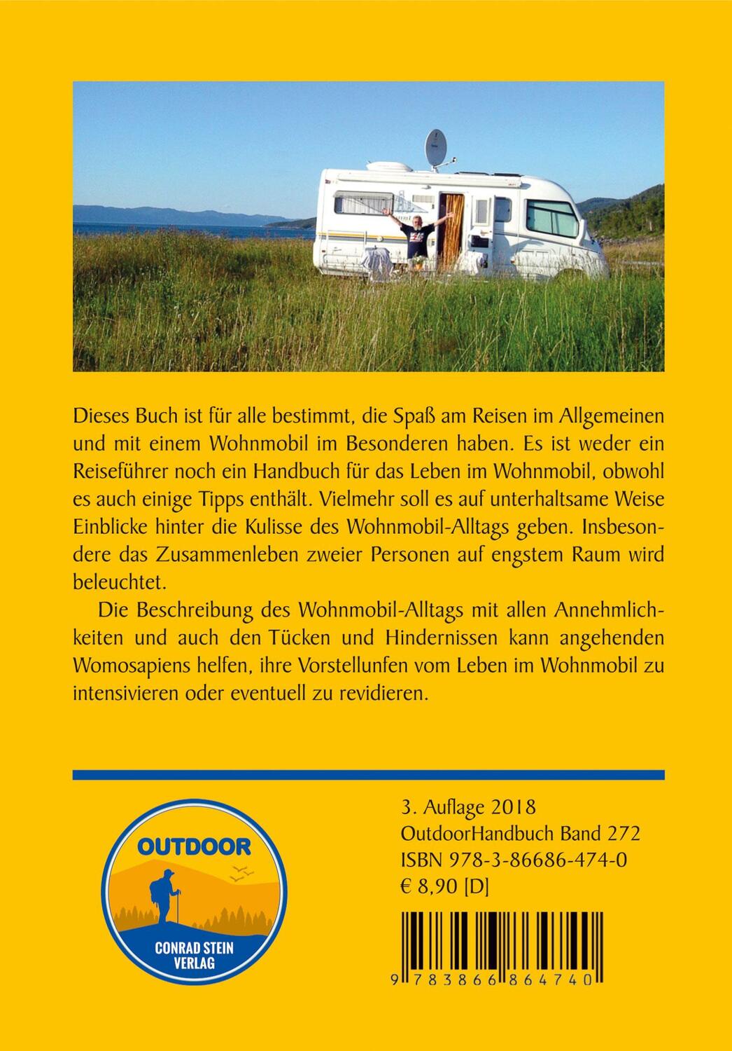 Rückseite: 9783866864740 | Womosapiens | Geschichten rund ums Wohnmobil und seine Bewohner | Buch