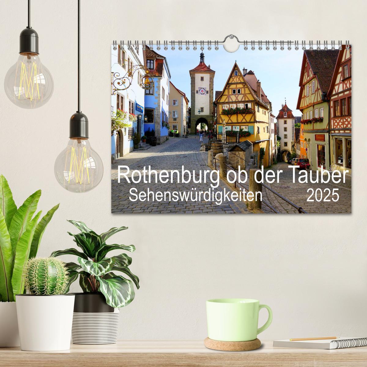 Bild: 9783435010417 | Rothenburg ob der Tauber. Sehenswürdigkeiten. (Wandkalender 2025...