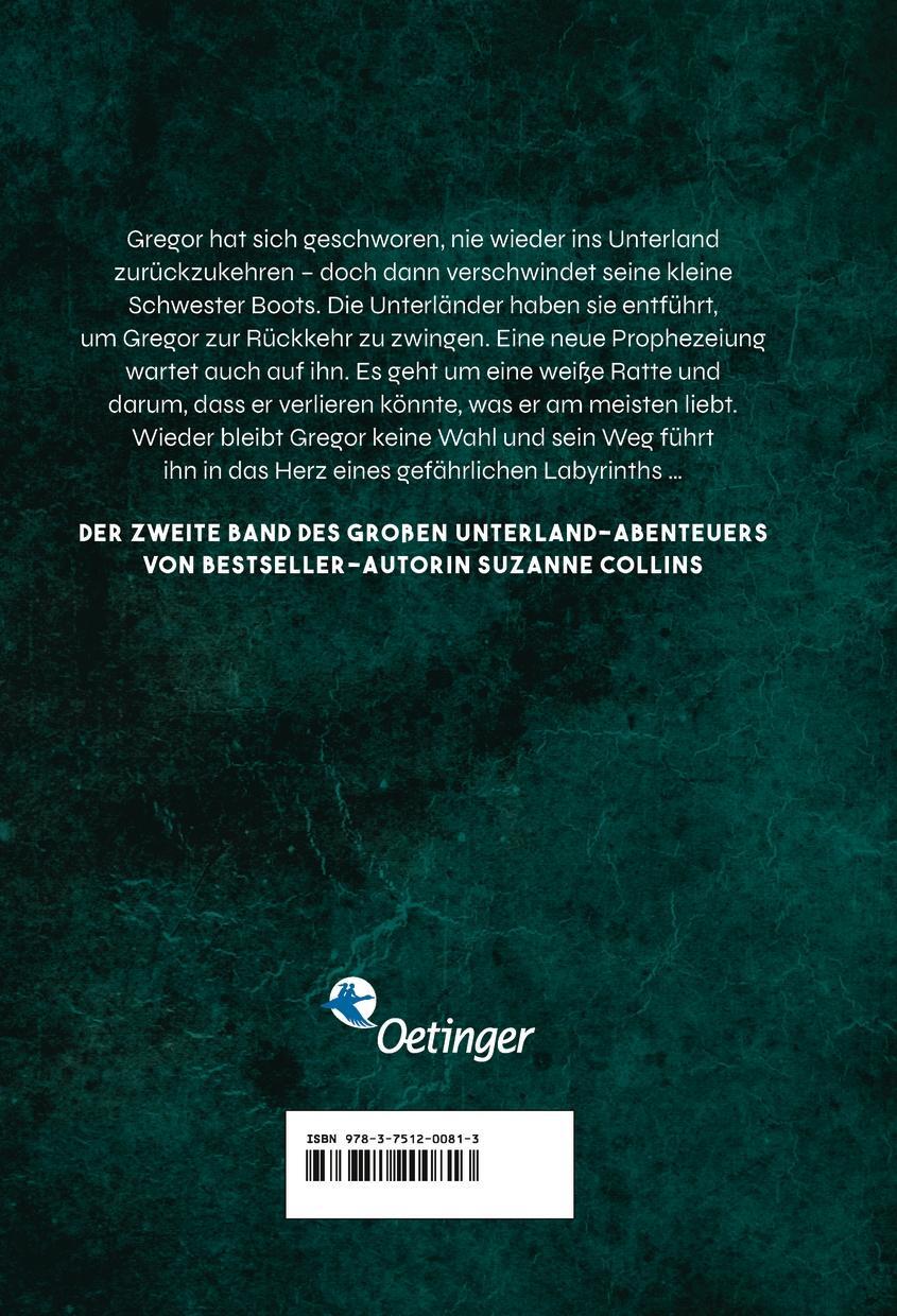 Rückseite: 9783751200813 | Gregor 2. Gregor und der Schlüssel zur Macht | Suzanne Collins | Buch