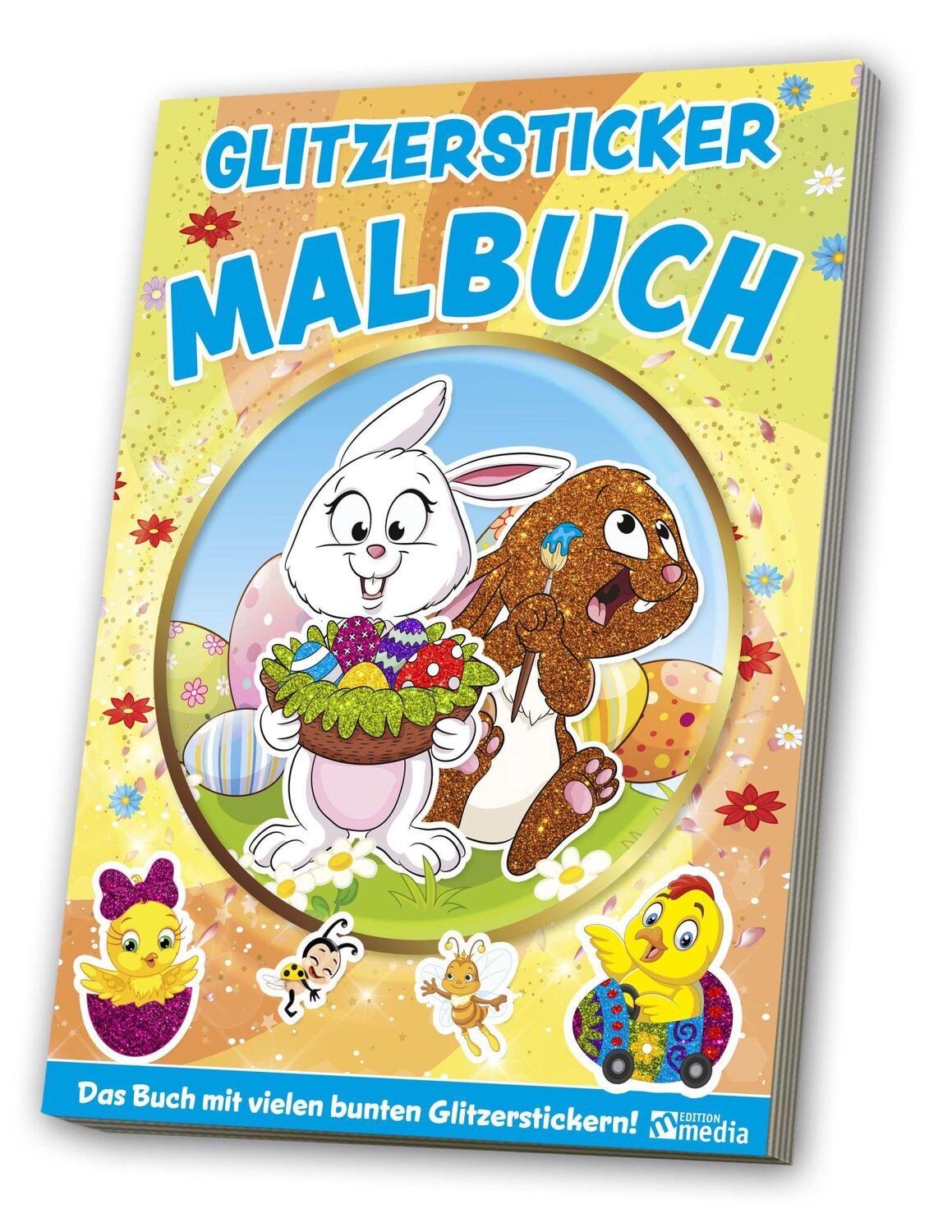 Cover: 4019393988044 | Glitzersticker XXL-Malbuch Kindergarten Frühling Ostern | mbH | Buch