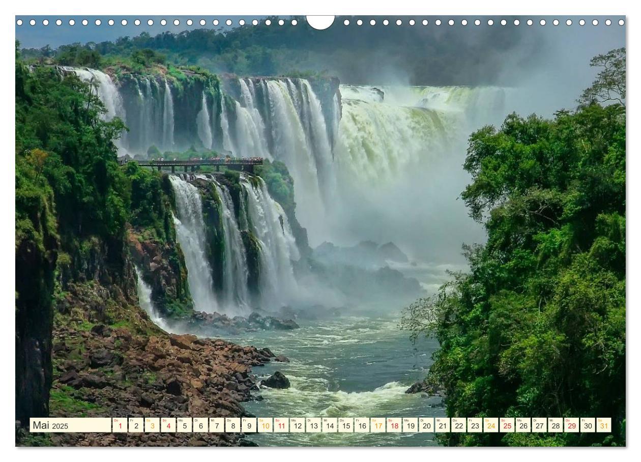 Bild: 9783435567652 | Iguazu Wasserfälle - Südamerika (Wandkalender 2025 DIN A3 quer),...