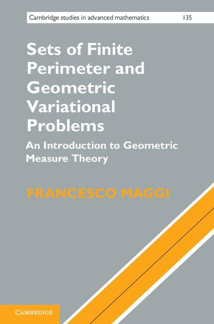 Cover: 9781107021037 | Sets of Finite Perimeter and Geometric Variational Problems | Maggi