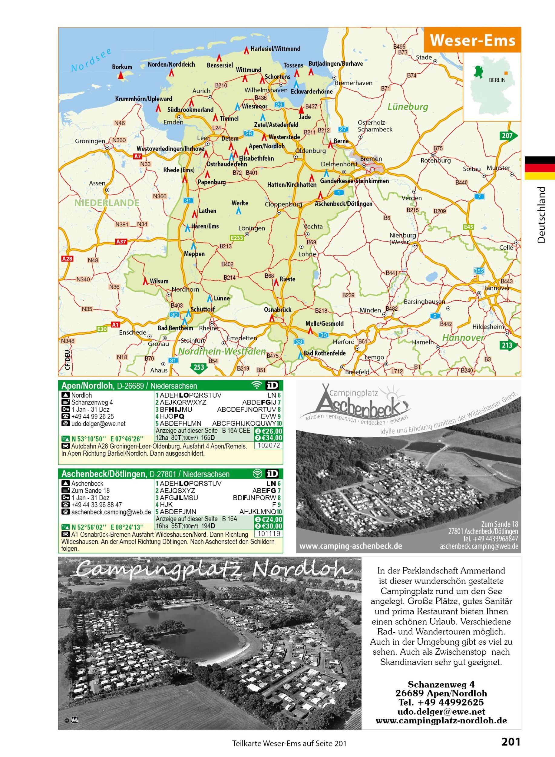 Bild: 9783828330061 | ACSI Campingführer Deutschland 2025 | Taschenbuch | 464 S. | Deutsch