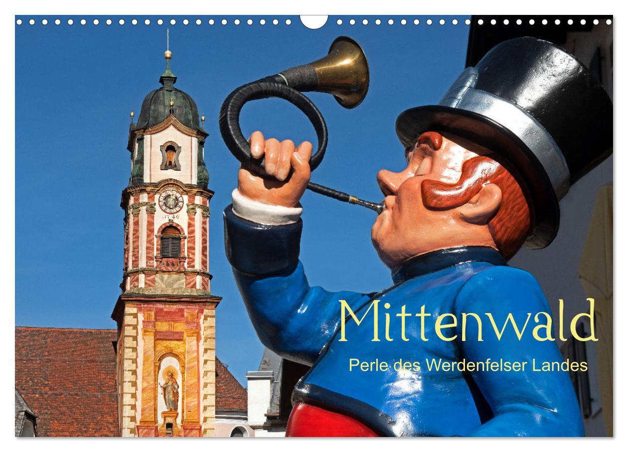 Cover: 9783383895128 | Mittenwald - Perle des Werdenfelser Landes (Wandkalender 2025 DIN...