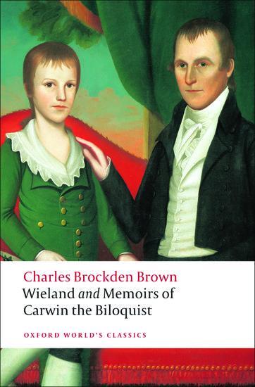 Cover: 9780199538775 | Wieland and Memoirs of Carwin the Biloquist | Charles Brockden Brown