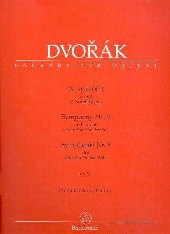 Cover: 9790006564729 | Symphonie Nr. 9 e-Moll op. 95 | Engl/tschech/dt | Antonín Dvorák