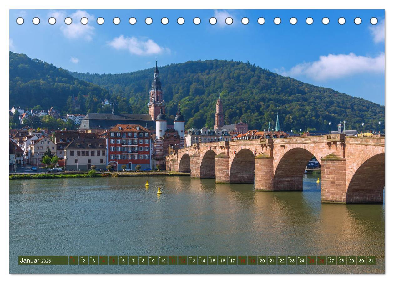 Bild: 9783435330416 | Heidelberger Neckarzauber (Tischkalender 2025 DIN A5 quer),...