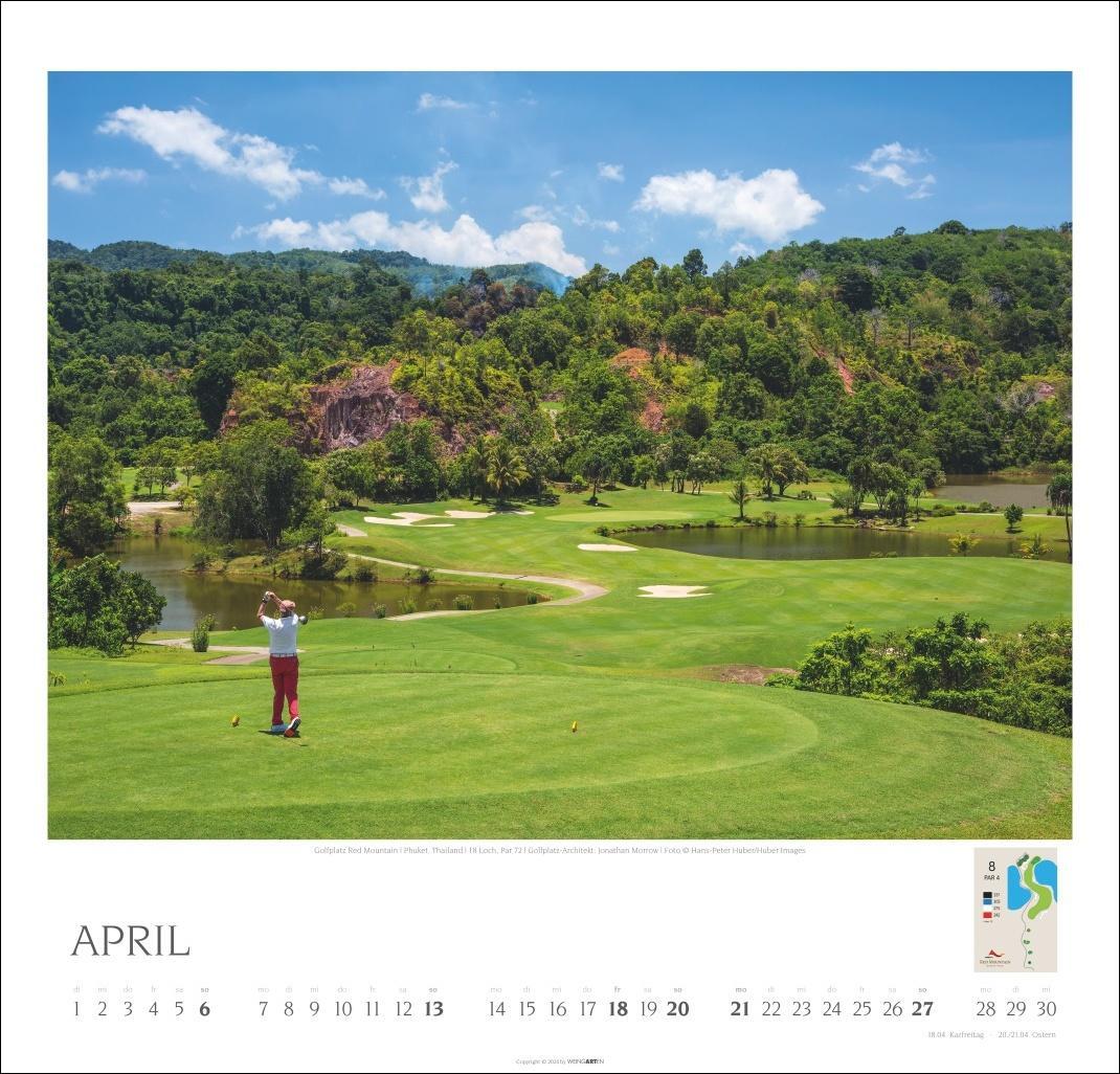 Bild: 9783839900314 | Golf Kalender 2025 | Kalender | Spiralbindung | 14 S. | Deutsch | 2025