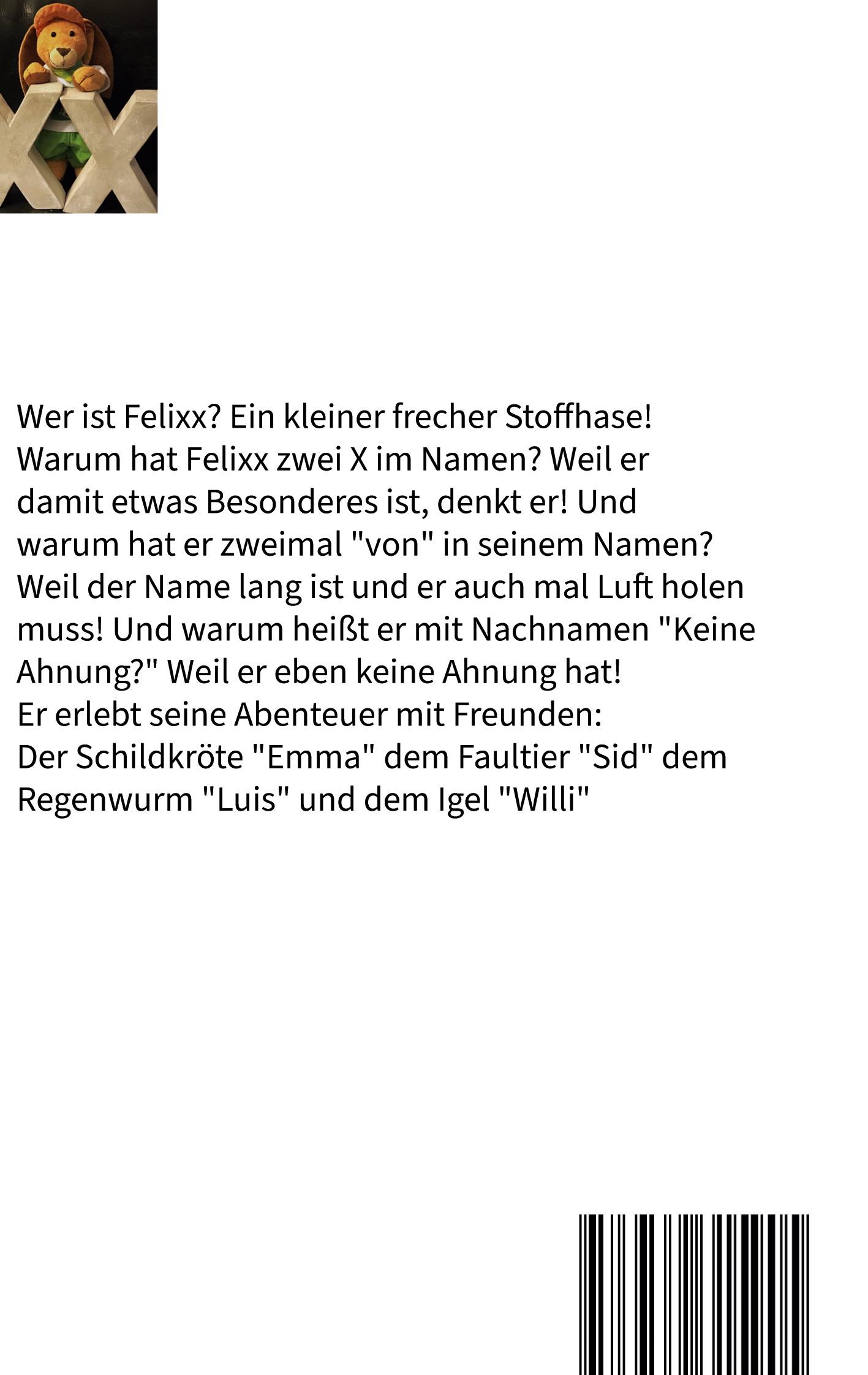 Rückseite: 9783769315905 | Felixx von von keine Ahnung Weitere Abenteuer | Carma Conrad | Buch